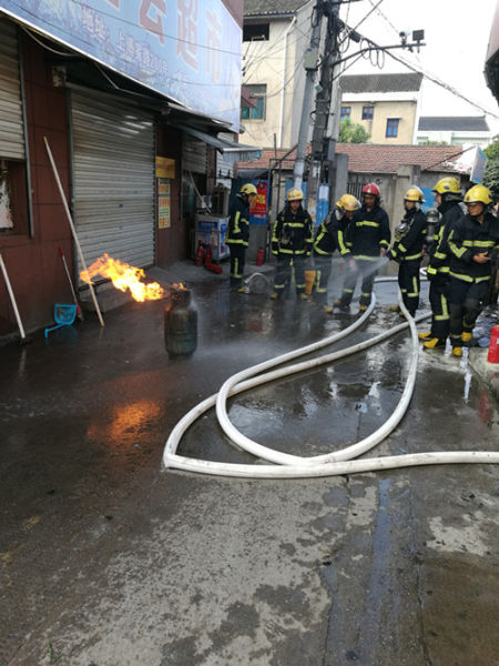 圖為：事故現(xiàn)場。消防供圖